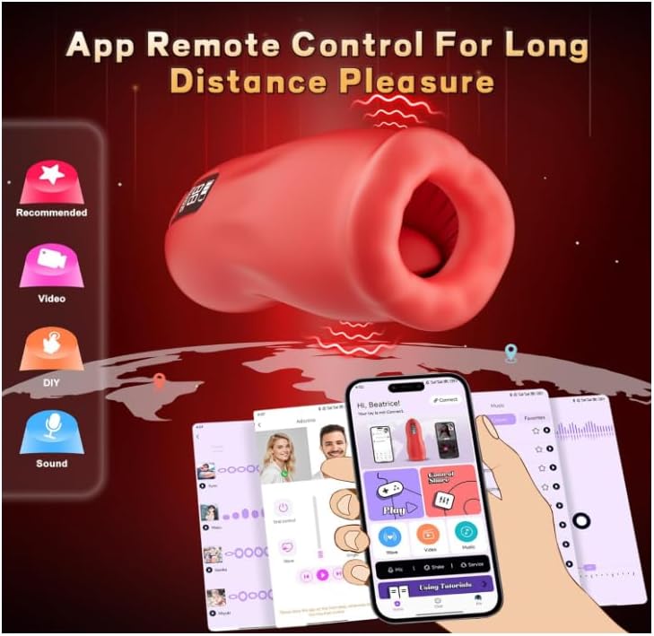 Entrenador de acariciador con control táctil LickVibe