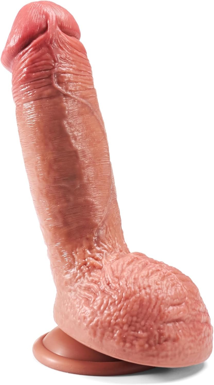 LifeLike 7.8" Dual-Layer Realistic Silicone Dildo