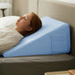 Oreiller de soutien intime pour couples bleu clair