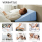 Oreiller de soutien intime pour couples bleu clair