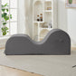 Chaise longue de apoyo íntimo gris claro