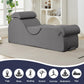 Chaise longue de apoyo íntimo gris claro