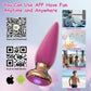 Vibrador anal tipo bala LinkPlug con control remoto y por app