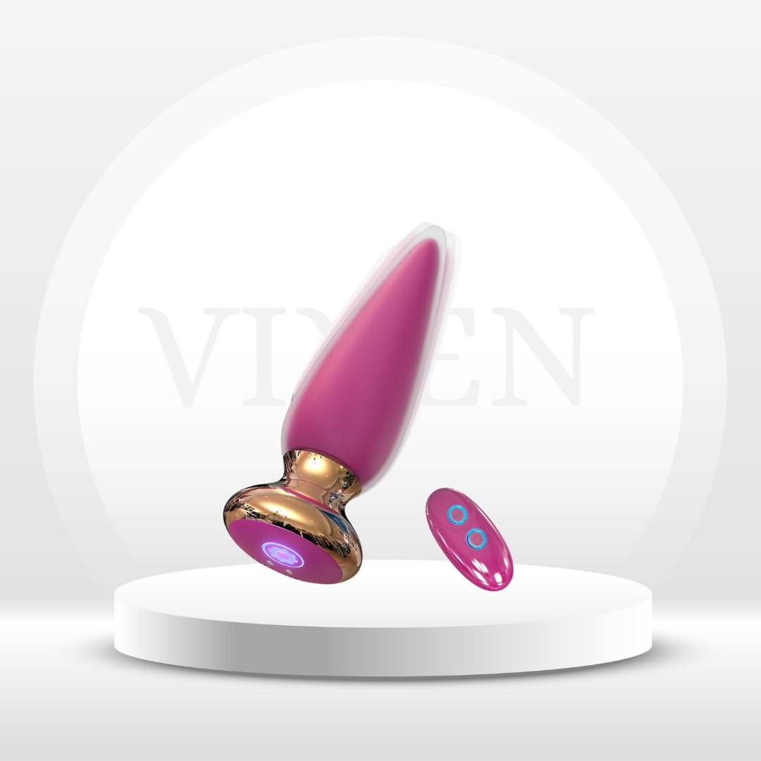 Vibrador anal tipo bala LinkPlug con control remoto y por app