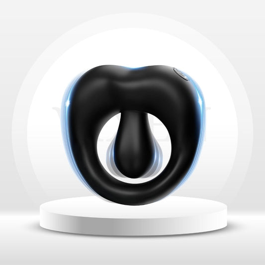 LipService Vibrating Couples Cock Ring 360° Adjustable 10 Modes