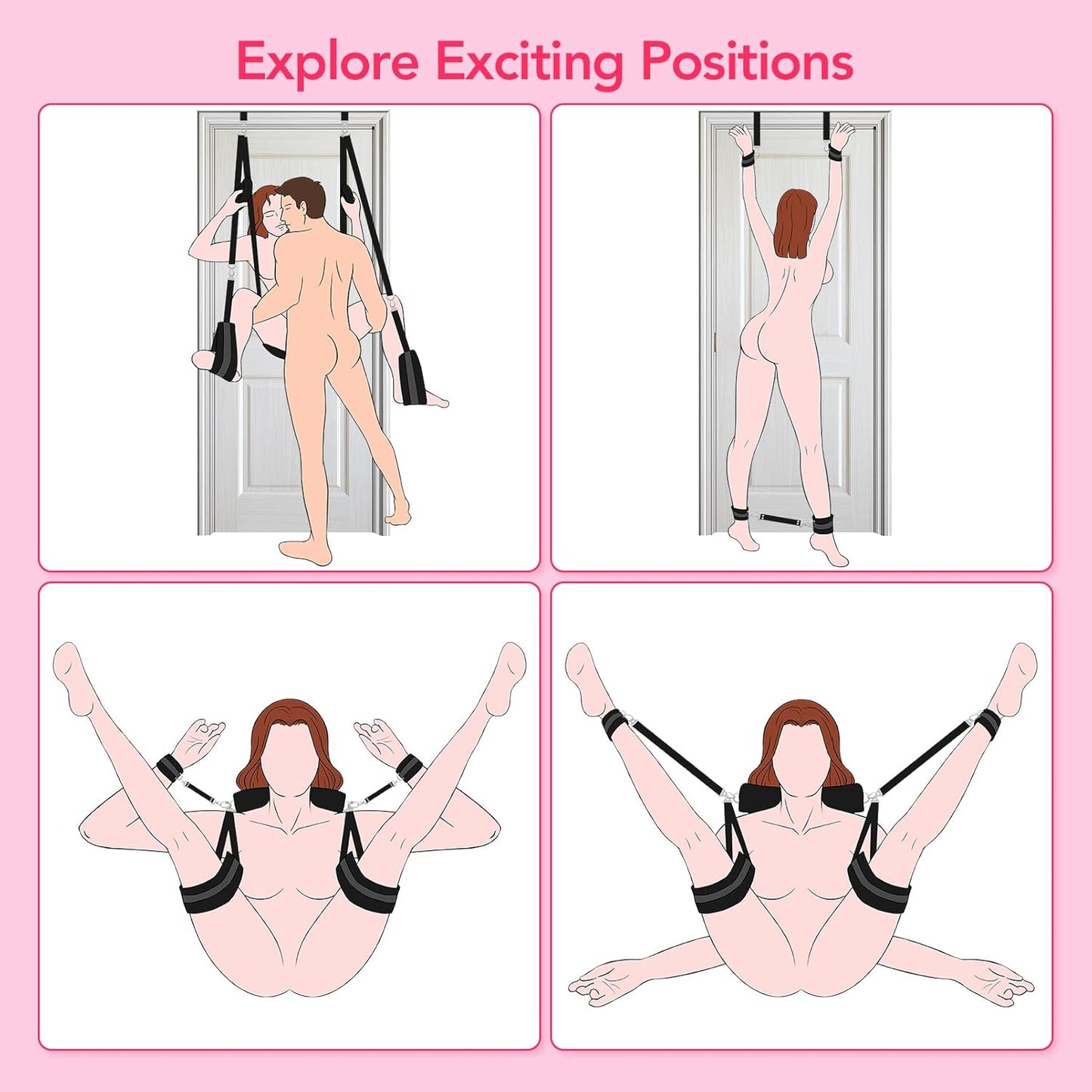 LockLust Premium Door Restraint Sex Swing