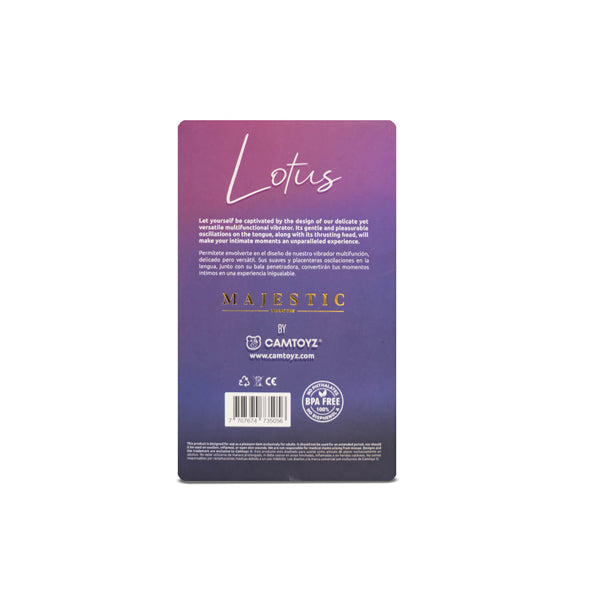 Vibrador doble Lotus Rose y Bullet