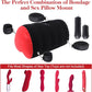 Oreiller sexuel en forme de cœur gonflable LoveLock Dildo Mount