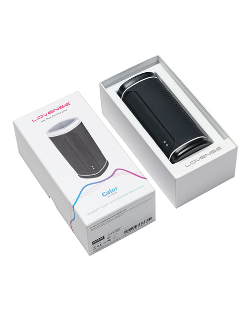 Masturbateur Chauffant Lovense Calor Bluetooth - Noir
