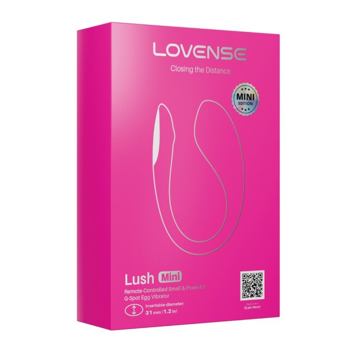 Vibrador de punto G a control remoto Lovense Lush Mini