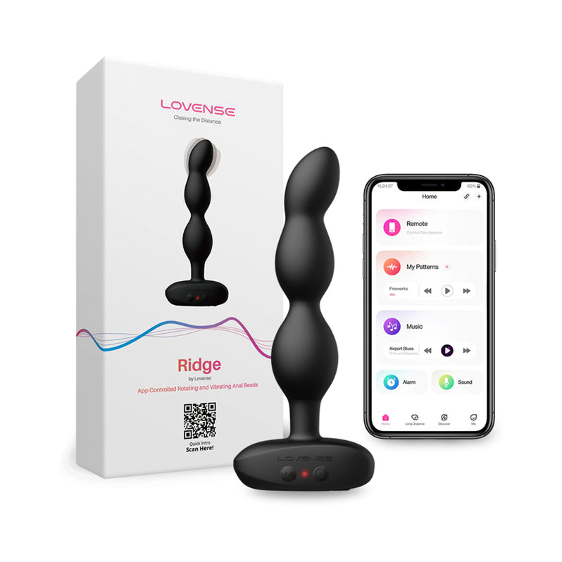 Lovense Ridge Cuentas Anales Vibratorias y Rotatorias