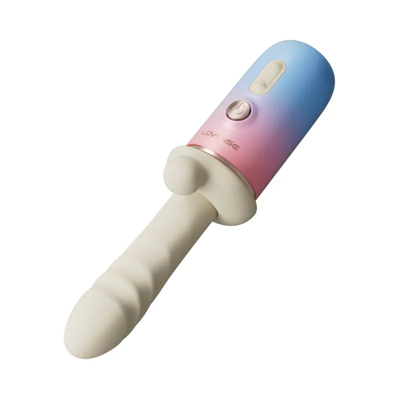 Máquina sexual con dildo vibrador Lovense Spinel controlada por aplicación