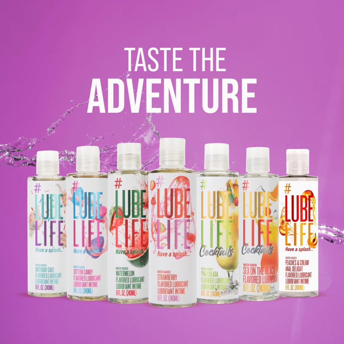 Strawberry Flavored Water-Based Lubricant
