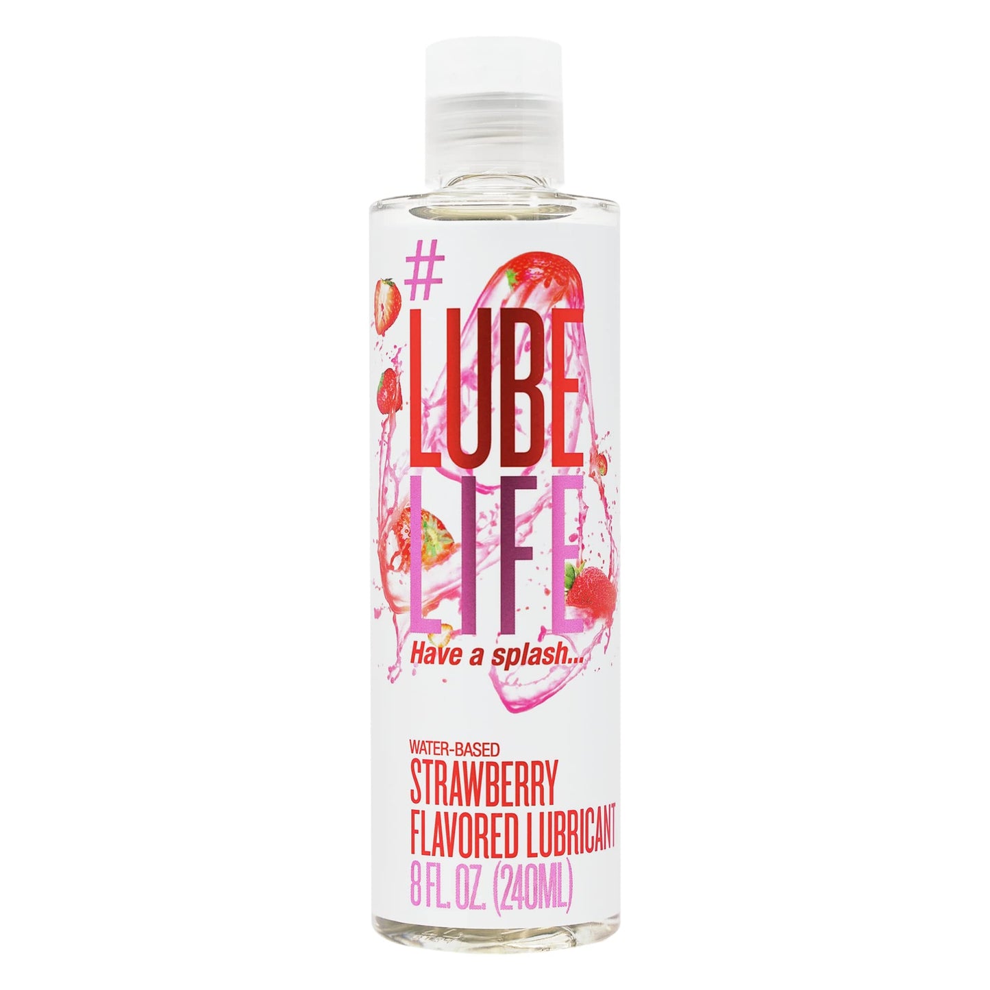 Strawberry Flavored Water-Based Lubricant