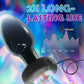 LumaGlow Light-Up Vibrating Glass Butt Plug 10 Modes