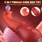 LushFlick Tongue Rose G-Spot Vibrator
