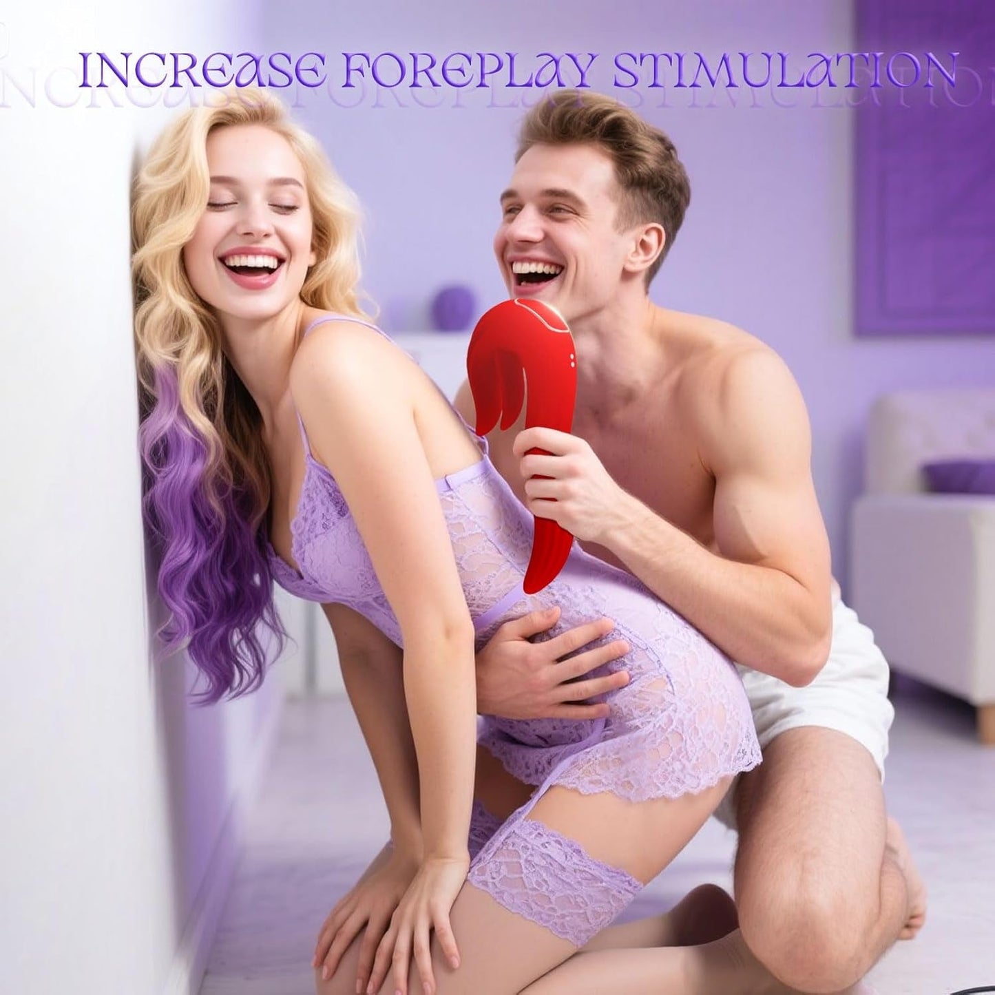 LushLick Vibrateur lécheur à vibrations intenses