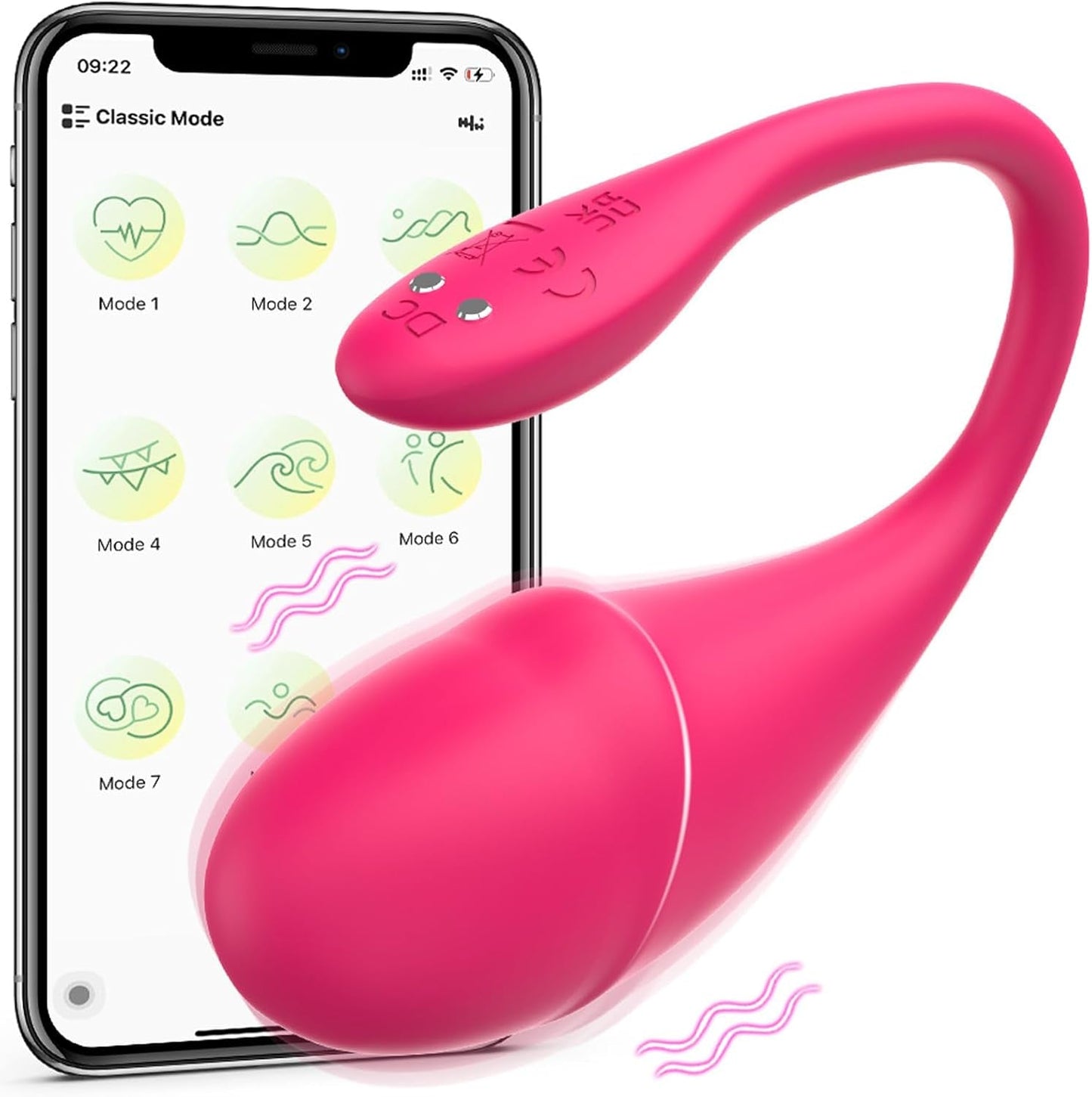 LushLink Vibrador huevo controlado por aplicación