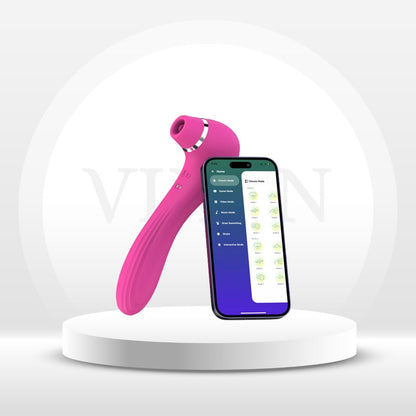 Vibreur Licki & Point G Connecté 4-en-1 LustLips