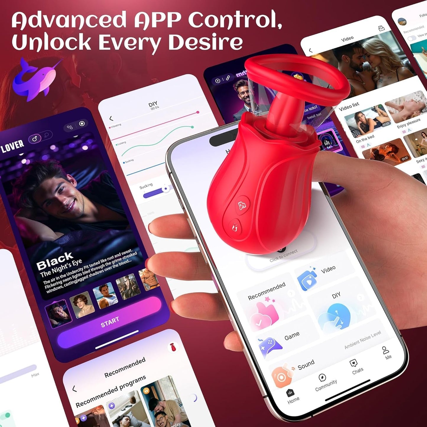 LuxeRose AI Lick Pro