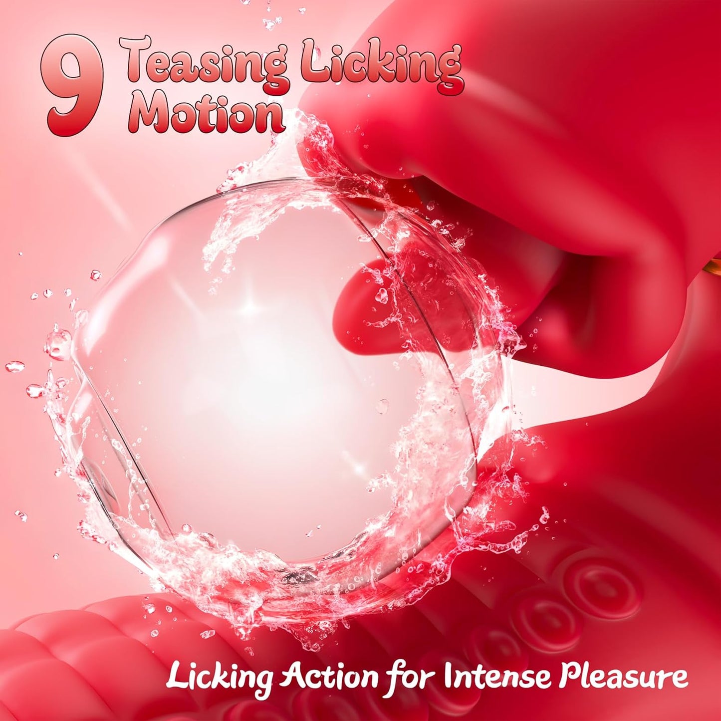 LuxeRose Vibrador de lengua para clítoris y punto G