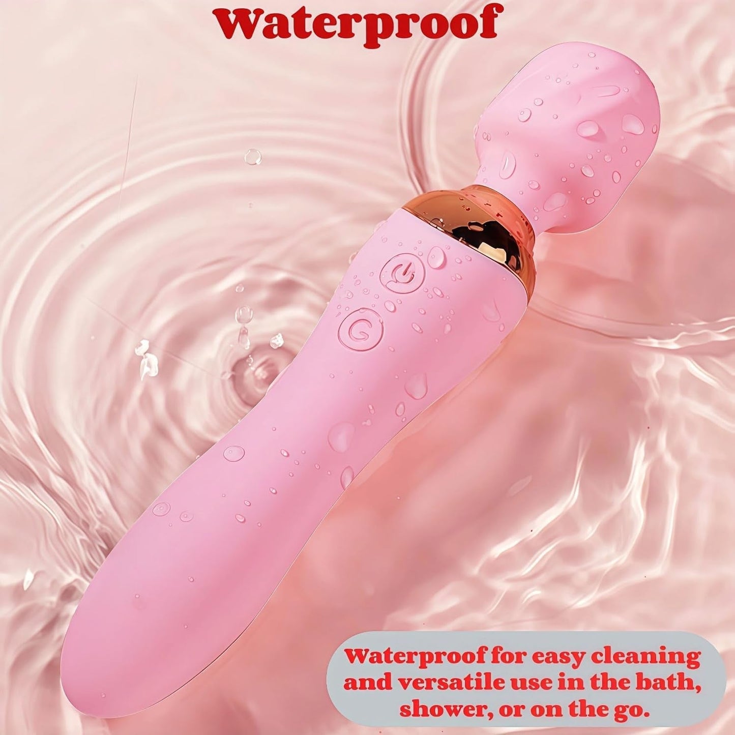 LuxeWave 2-in-1 Wand G-Spot Vibrator
