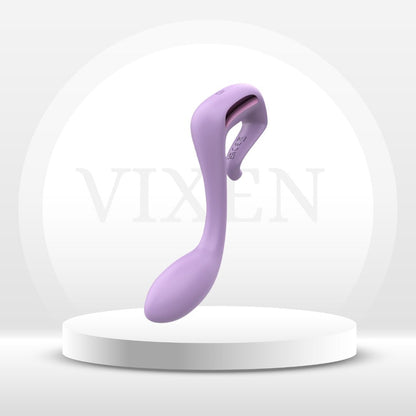 Vibrador LyricPulse curvo para punto G y próstata