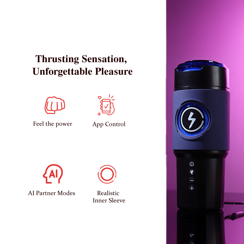 THERMOS|Automatic Hand-Free Thrusting Male Masturbator