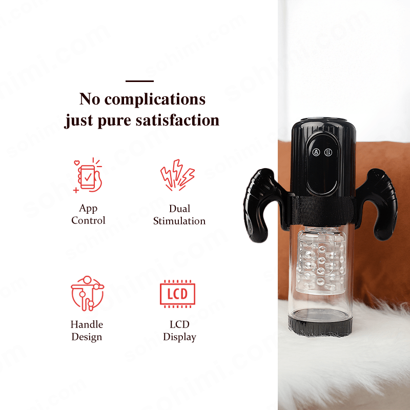 MAIDEN|Hands-Free Masturbator with Thrusting, Rotating & Sucking