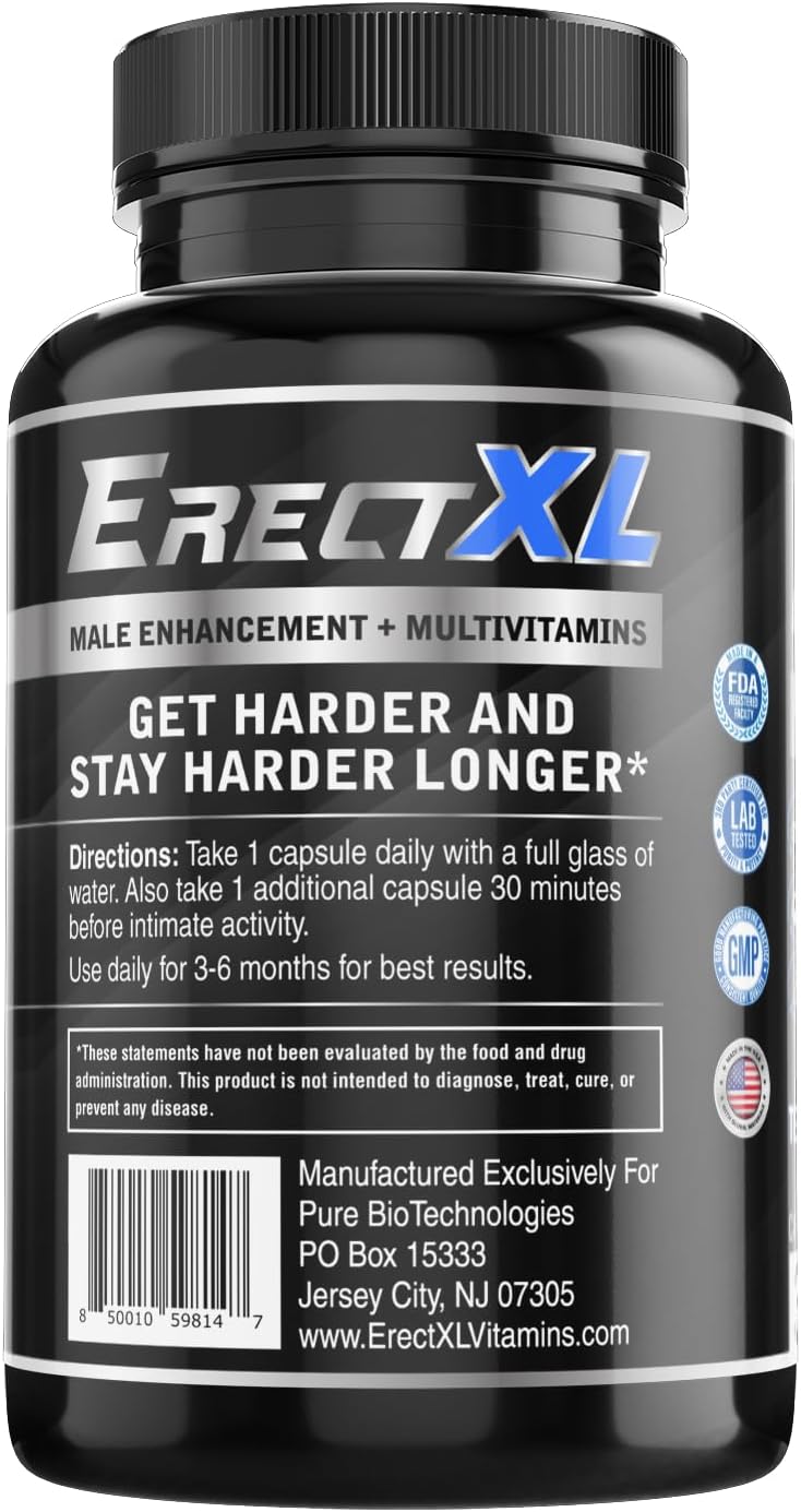 Potenciador Masculino + Multivitamínico – Energía y Soporte para el Tamaño