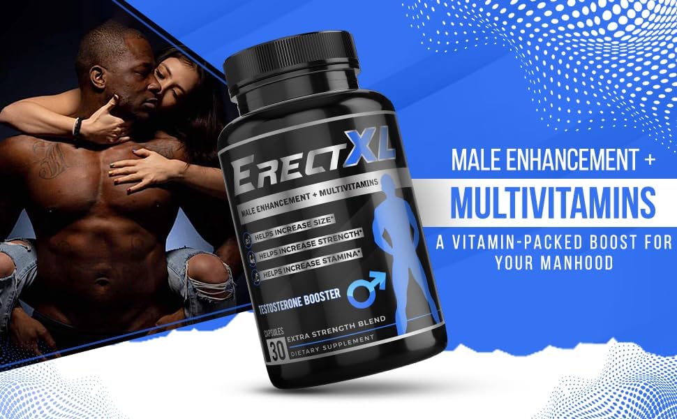 Potenciador Masculino + Multivitamínico – Energía y Soporte para el Tamaño