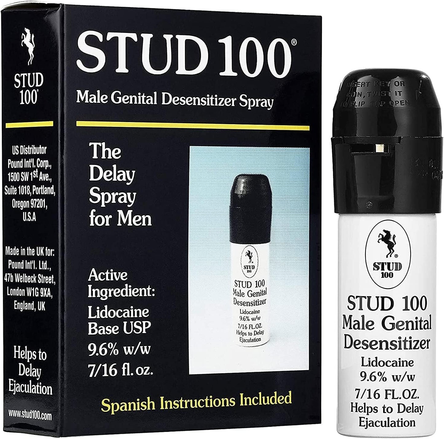 Spray retardante desensibilizante genital masculino