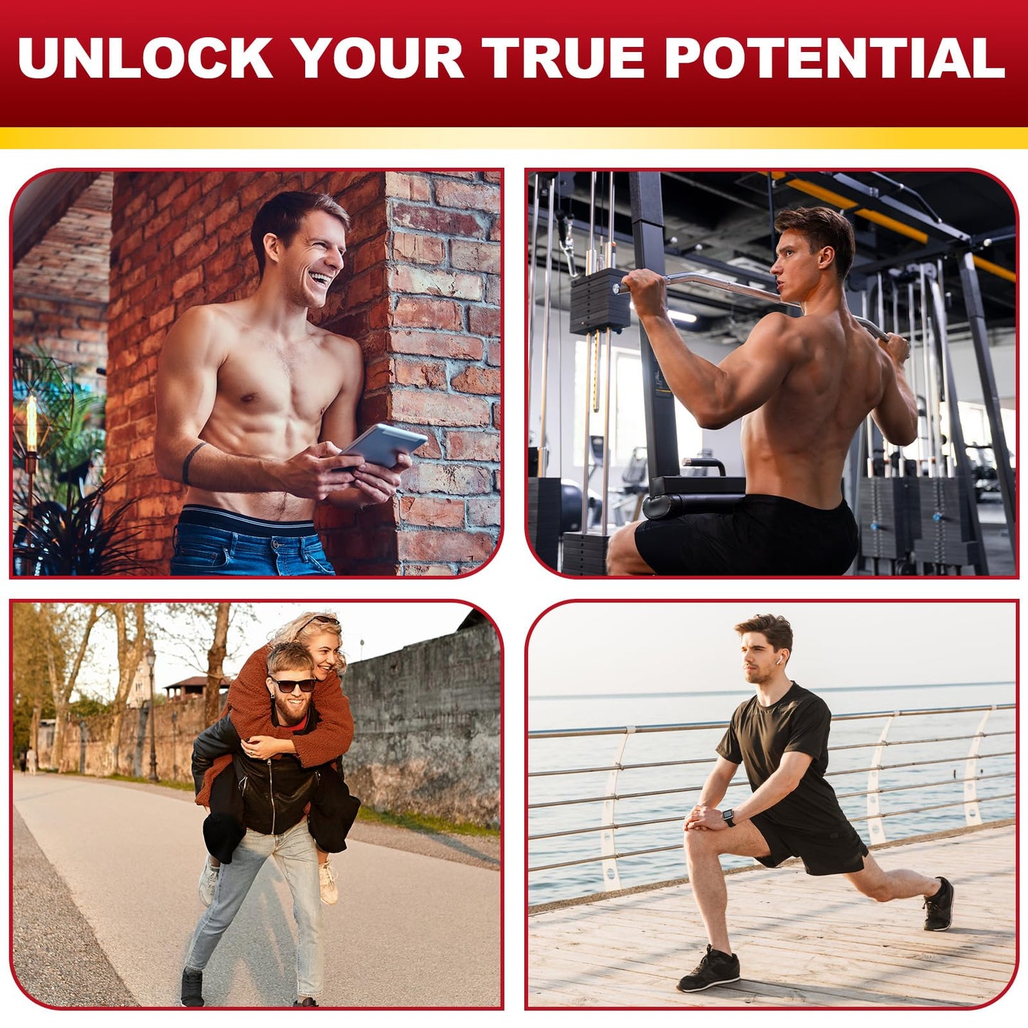 Potenciador del rendimiento masculino de máxima potencia