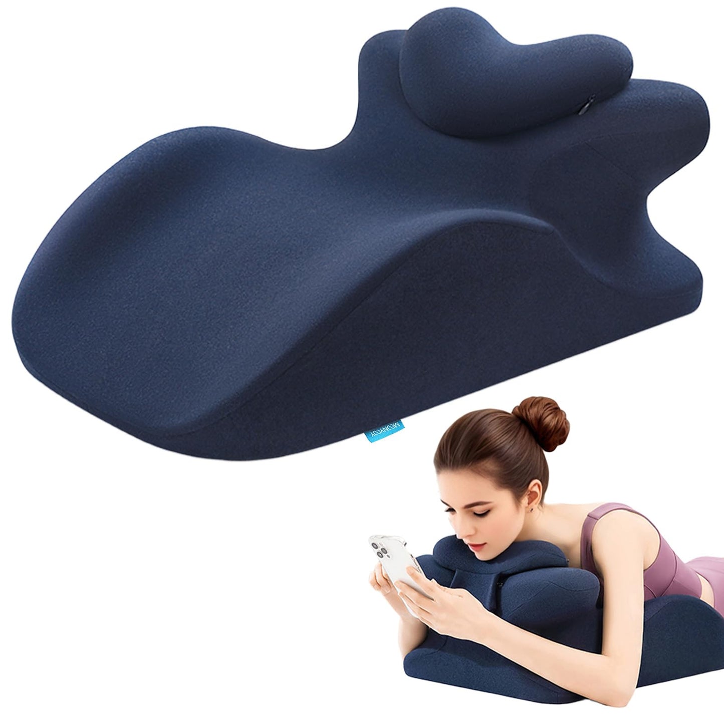Almohada de espuma viscoelástica para el apoyo de la intimidad en pareja