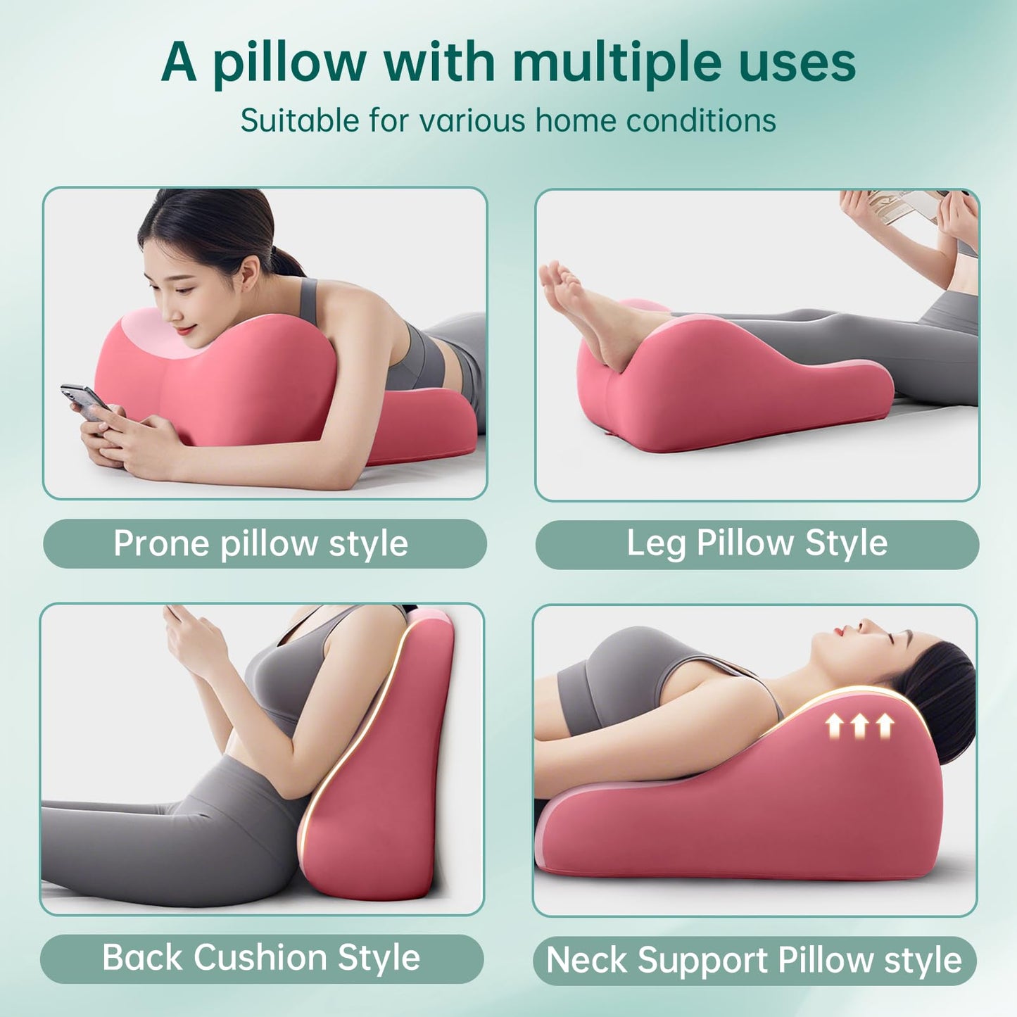 Almohada de cuña de espuma viscoelástica para la intimidad de parejas