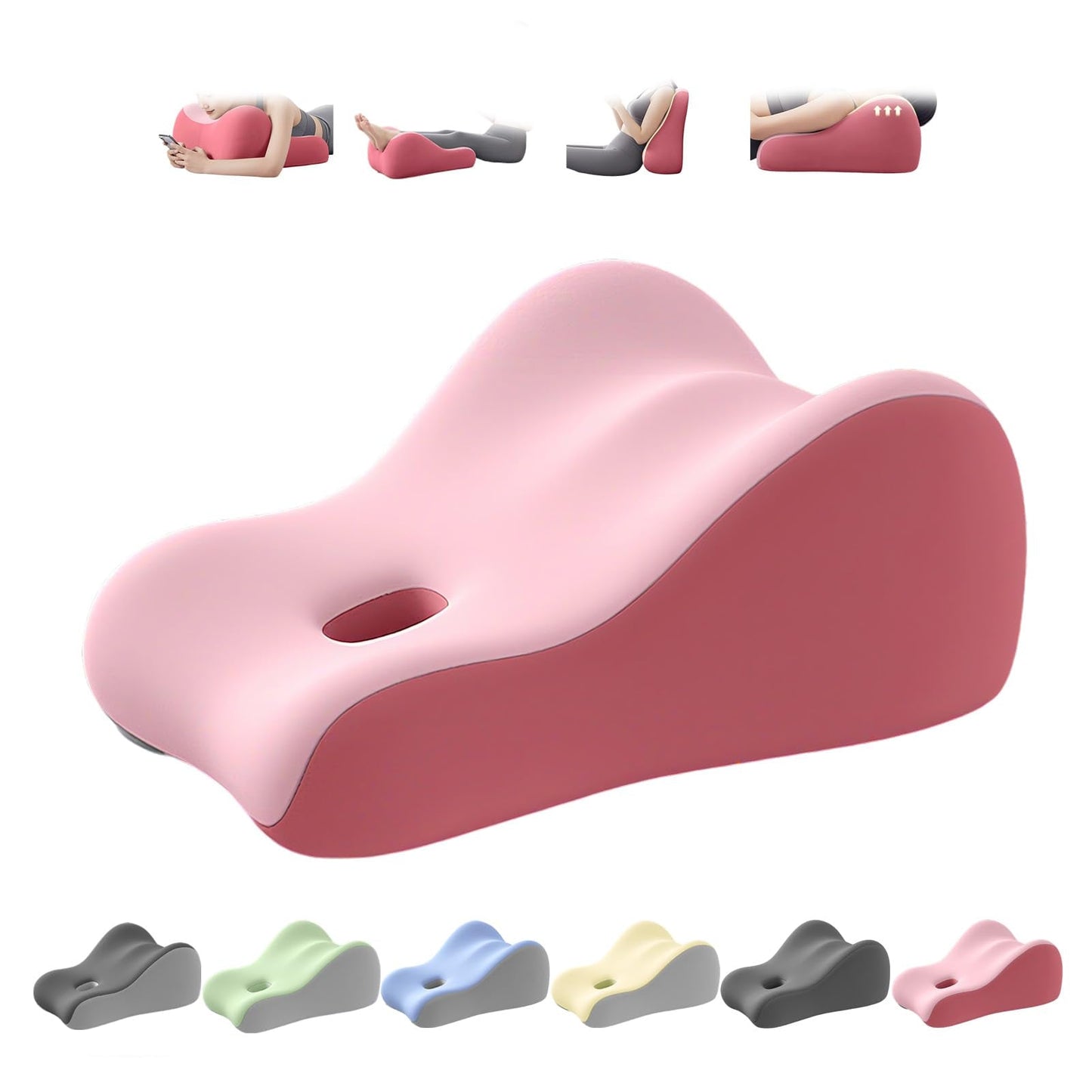 Almohada de cuña de espuma viscoelástica para la intimidad de parejas