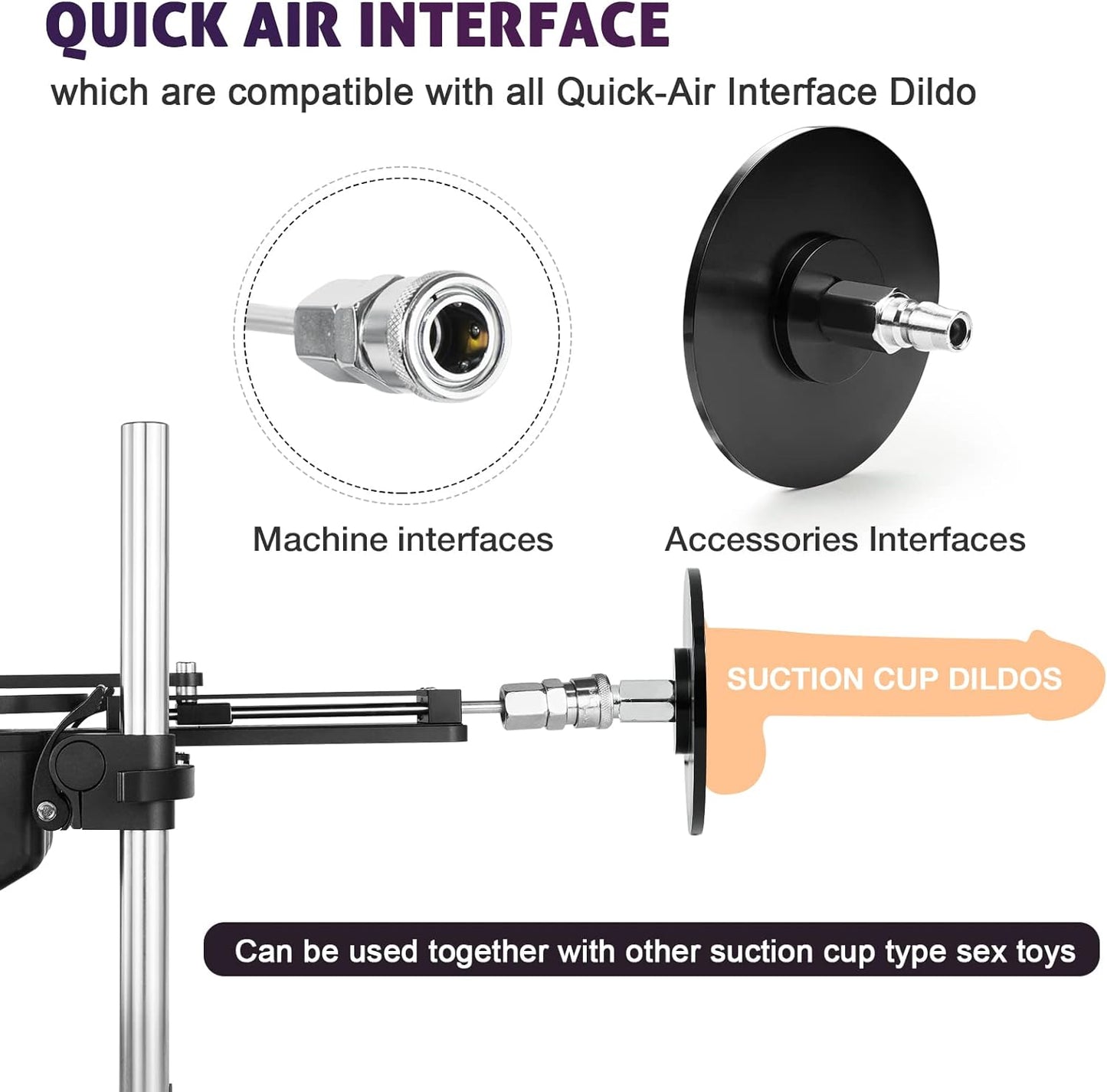 Máquina sexual de metal resistente MetalPulse