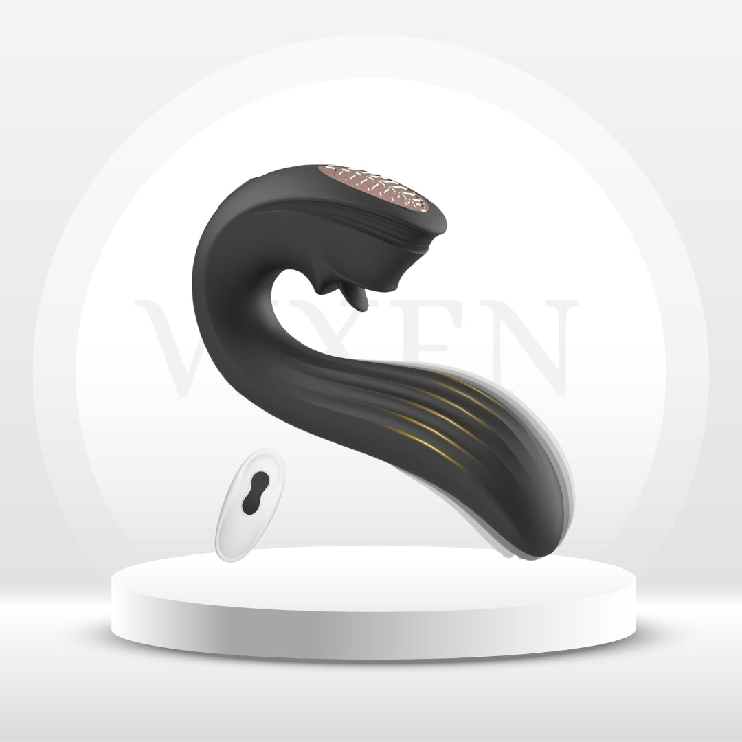 Vibrador de lengua de triple estimulación MidnightLick