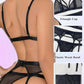Conjunto de lencería de malla de 4 piezas MidnightMuse