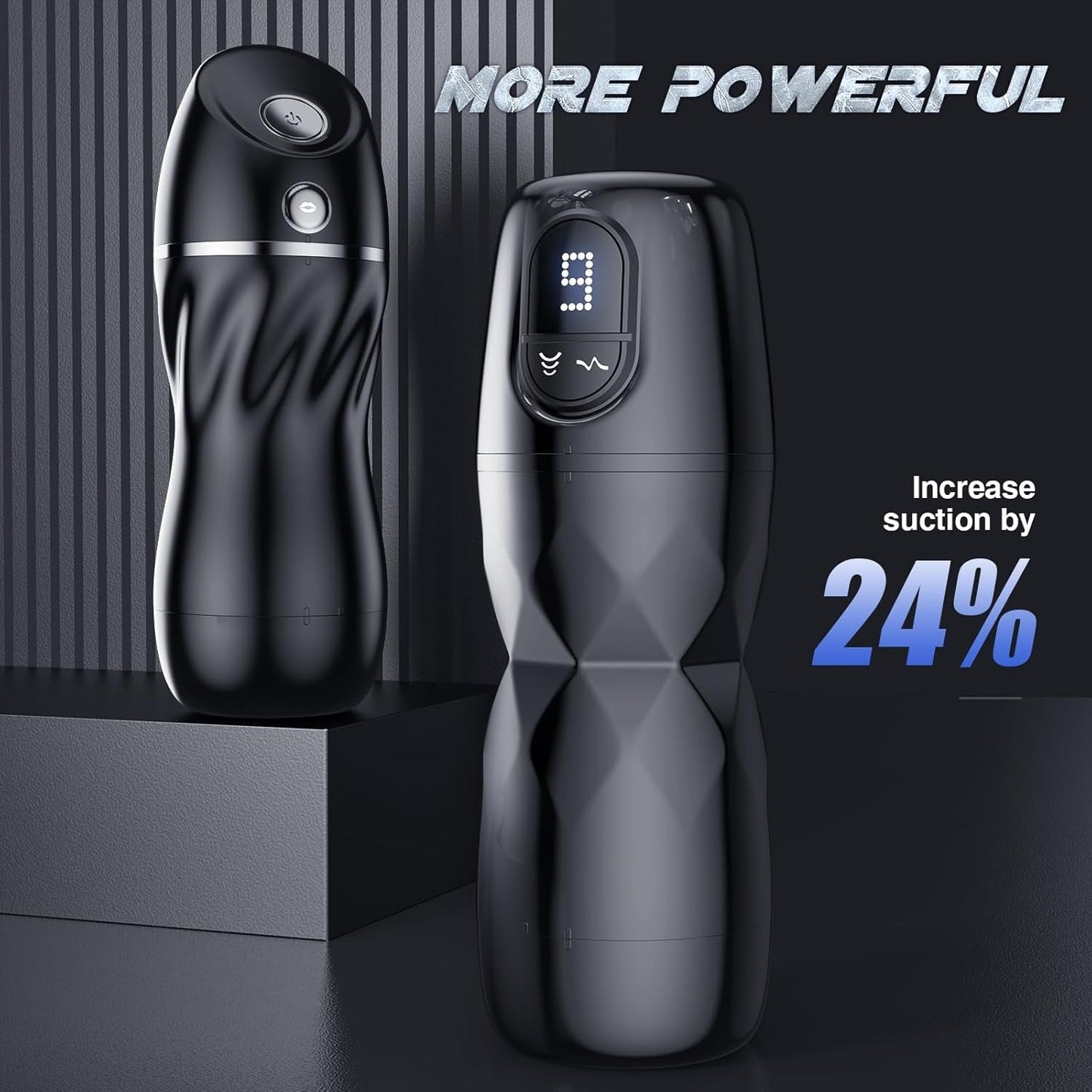 MidnightPhantom App-Control Male Masturbator | Suction & Vibration