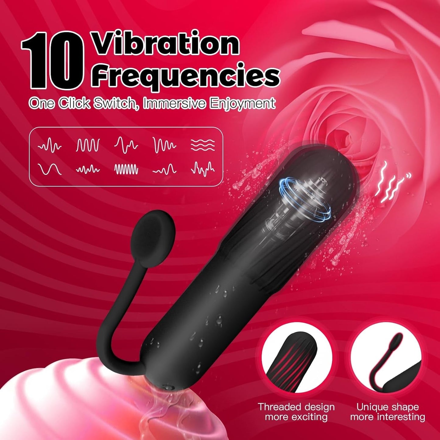 Minivibrador Espiral MidnightPulse