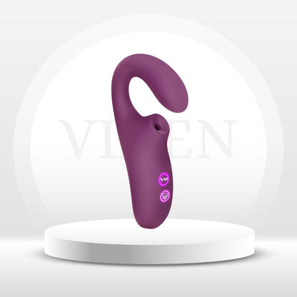 Vibrador de succión de doble placer MidnightVibe