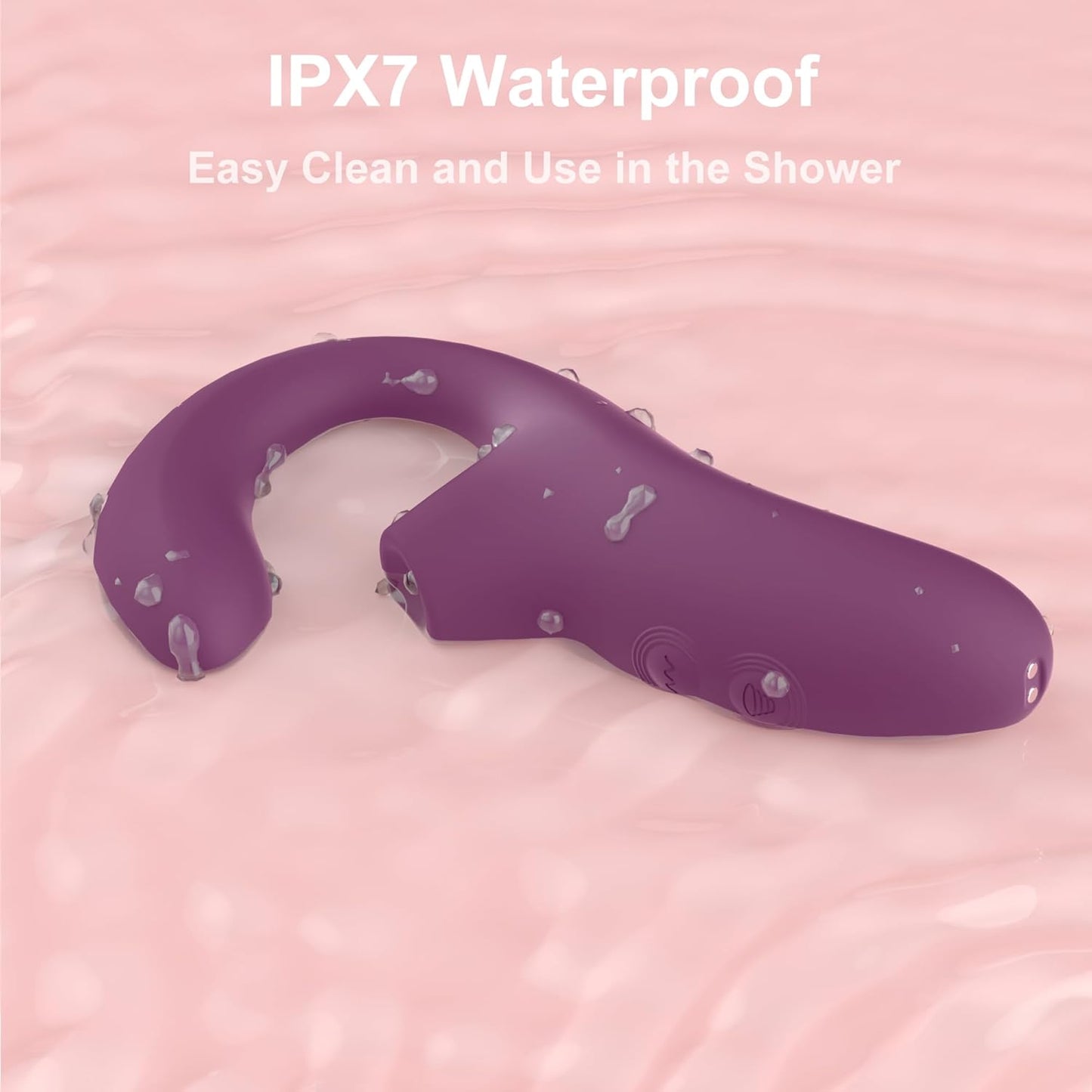 Vibrador de succión de doble placer MidnightVibe