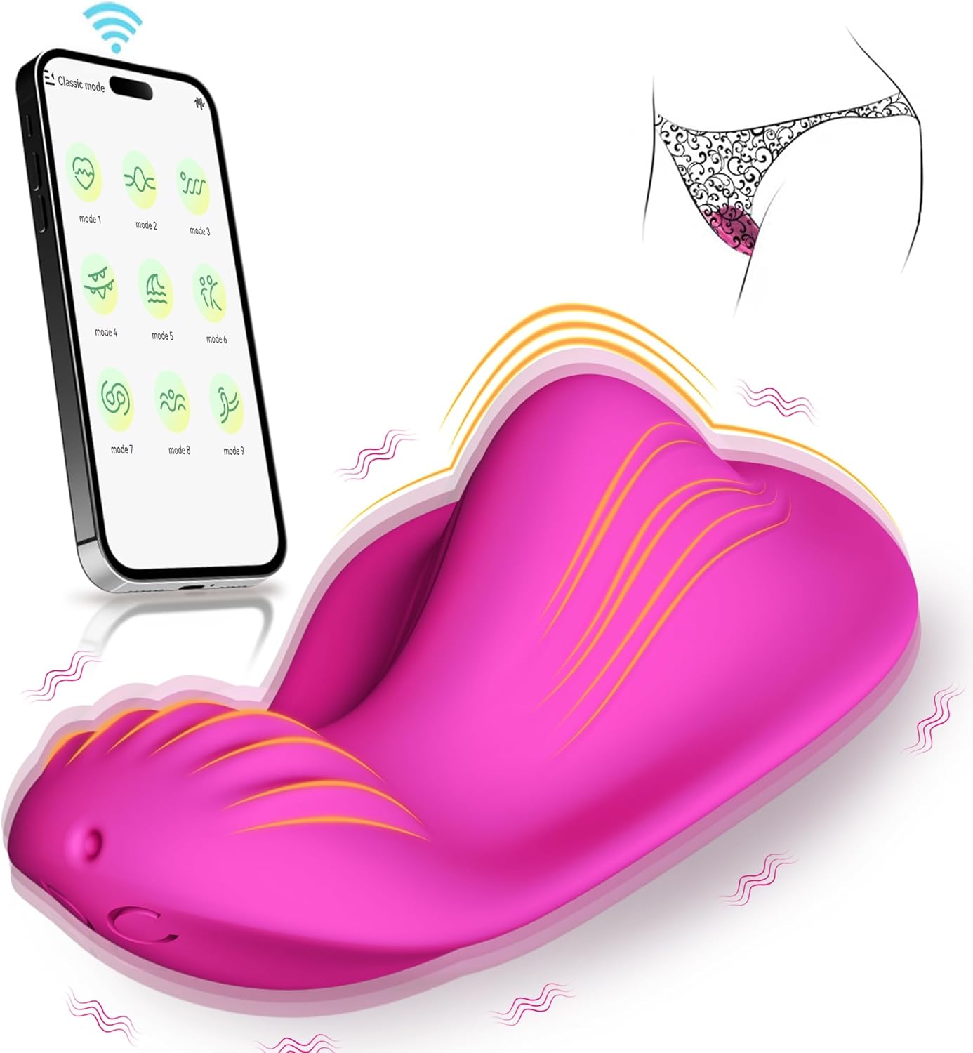 MidnightWhisper: Vibrador de bragas controlado por aplicación