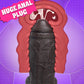MightyGirth XXL Uncut Suction Cup Ebony Dildo 3" Diameter