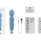 Mini Halo Wireless Wand Vibrator Powder Blue