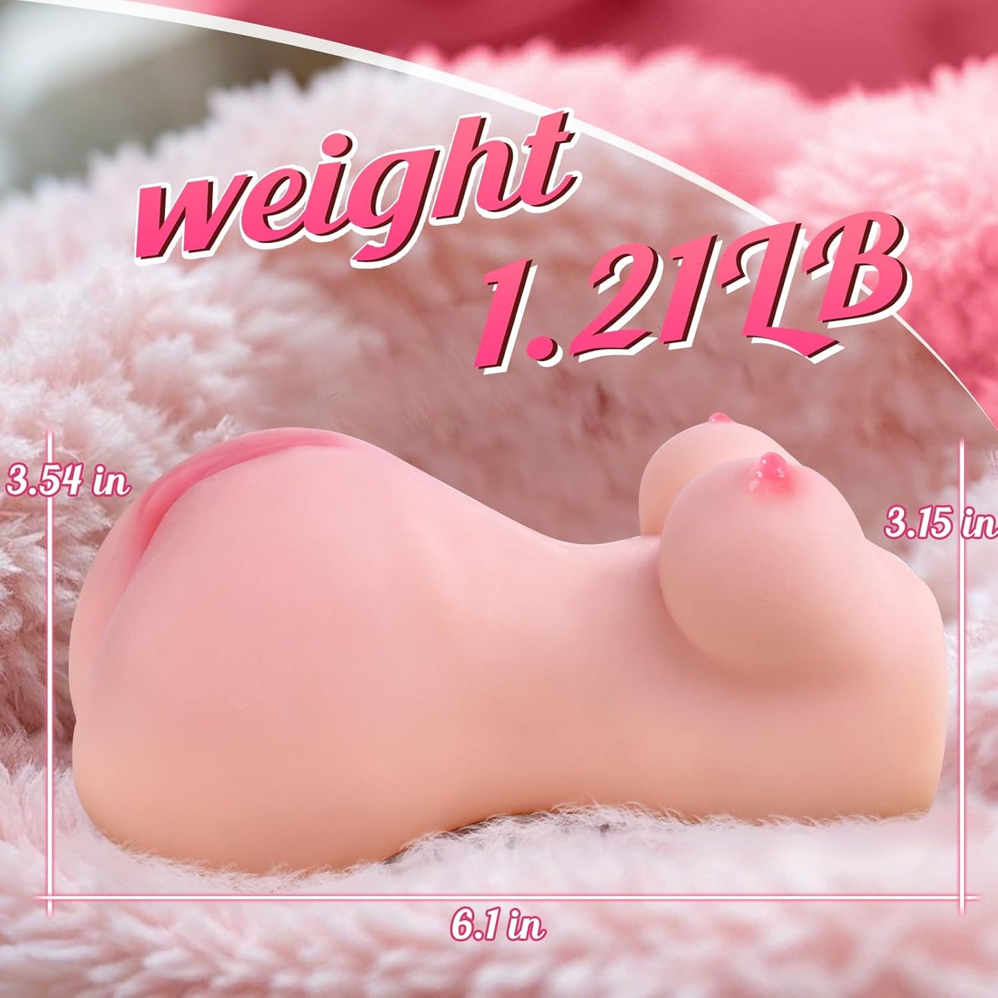 MiniLuxe Muñeca Coño de Bolsillo 3 en 1