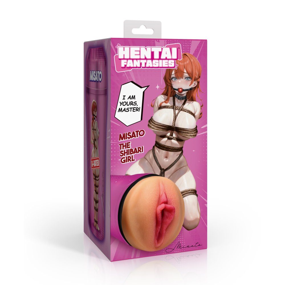 Hentai Fantasies Misato la Chica Shibari Masturbador de Coños