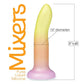 Mezcladores Tequila Sunrise Dildo de Silicona Líquida con Ventosa de 8"