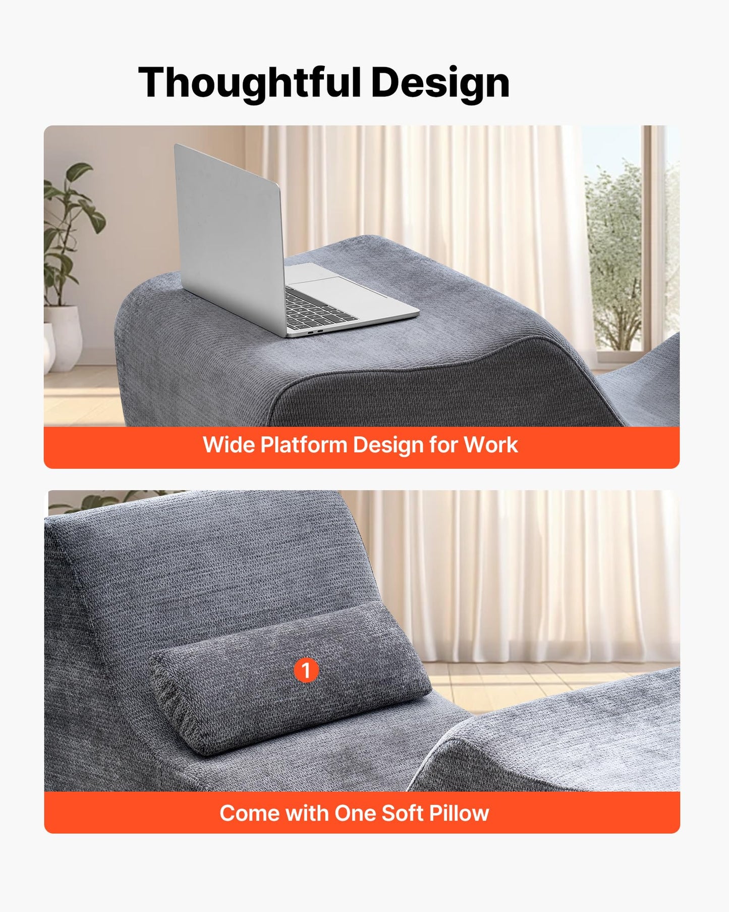 Chaise de salon sexuelle intime incurvée et moderne en mousse